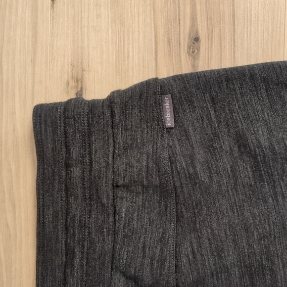 Pristine Icebreaker Crush Women's Merino Wool Jogger Charcoal Gray Size Small - Picture 9 of 11